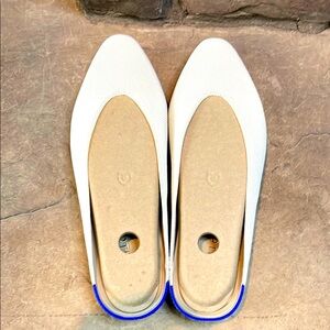 Rothy's White Slip-On Mules New In Box